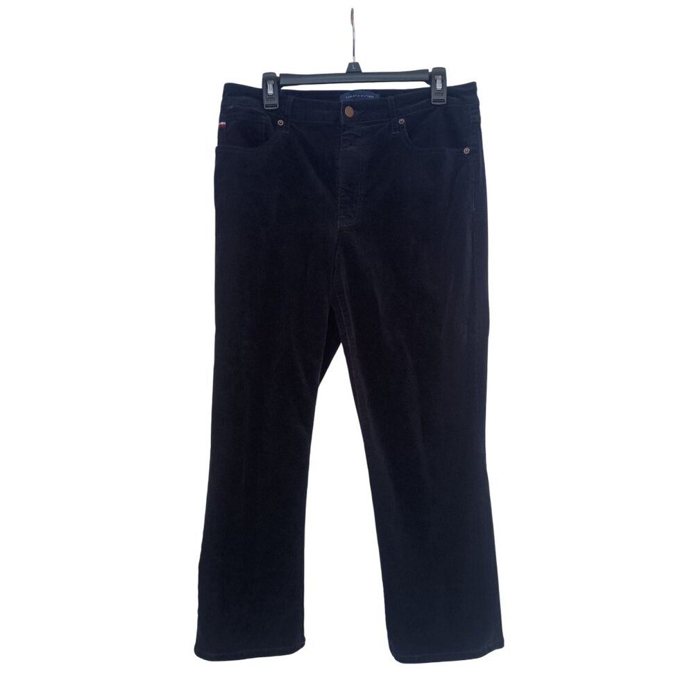 Tommy Hilfiger Women’s Size 12 Dark Blue Corduroy Pants – Classic & Stylish